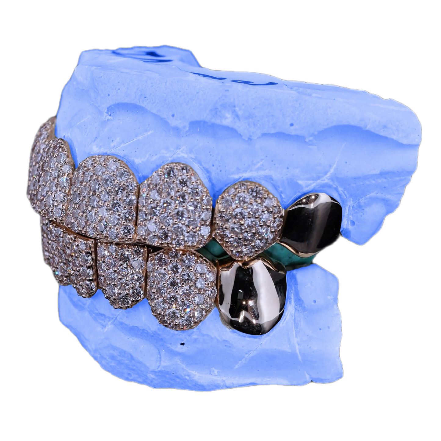 VVS LAB DIAMOND END CAP GRILLZ