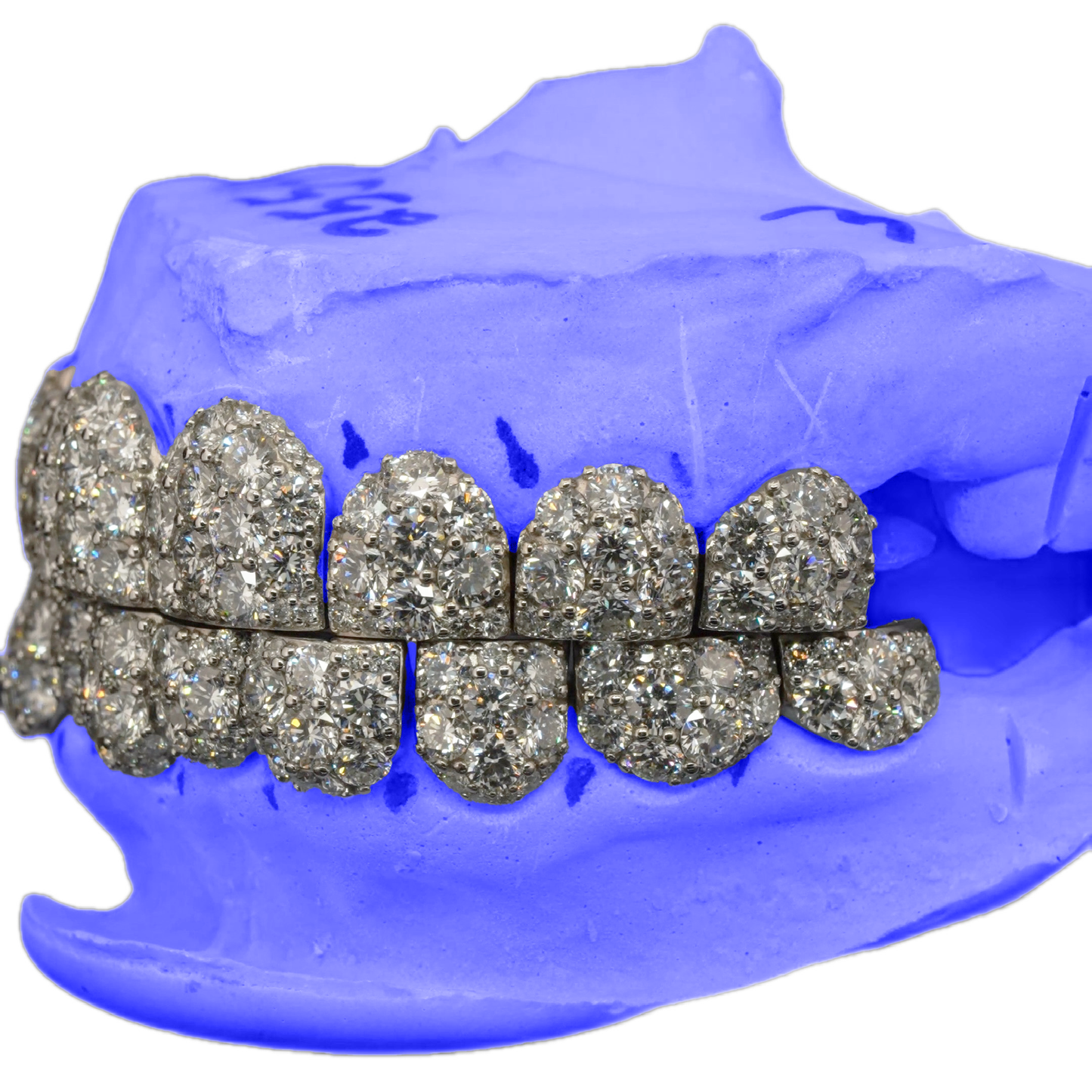 JUMBO (10 POINTER) LAB DIAMOND GRILLZ