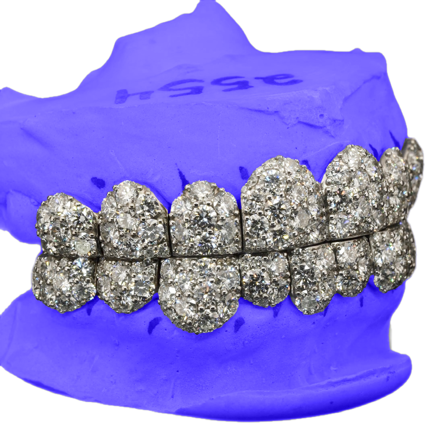 JUMBO (10 POINTER) LAB DIAMOND GRILLZ