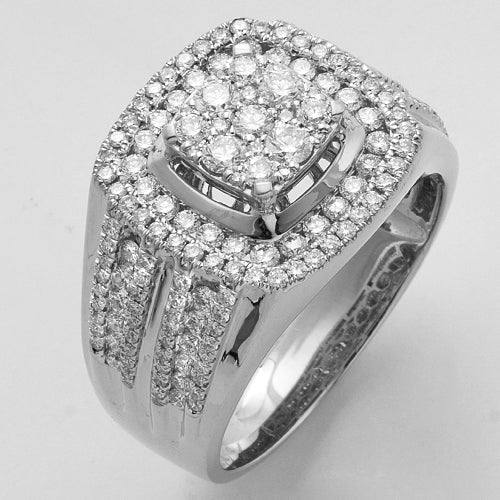 14KW 2.00CTW DIAMOND MENS RING