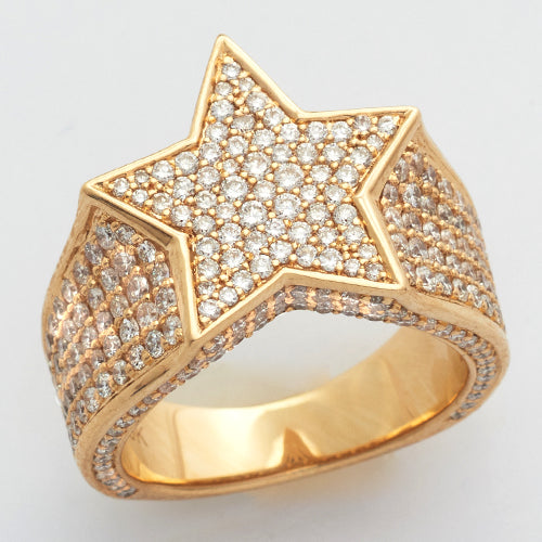14KY 2.50CTW DIAMOND STAR SHAPE RING