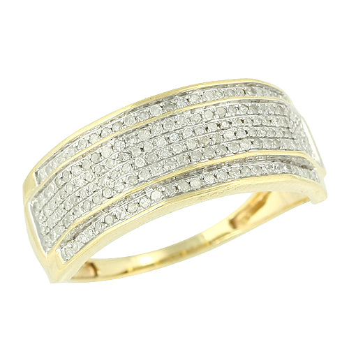 10KY 0.50CTW DIAMOND MEN'S RING