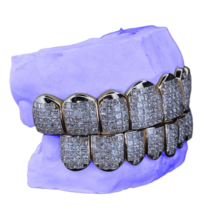 VVS INVISIBLE SET LAB DIAMOND GRILLZ