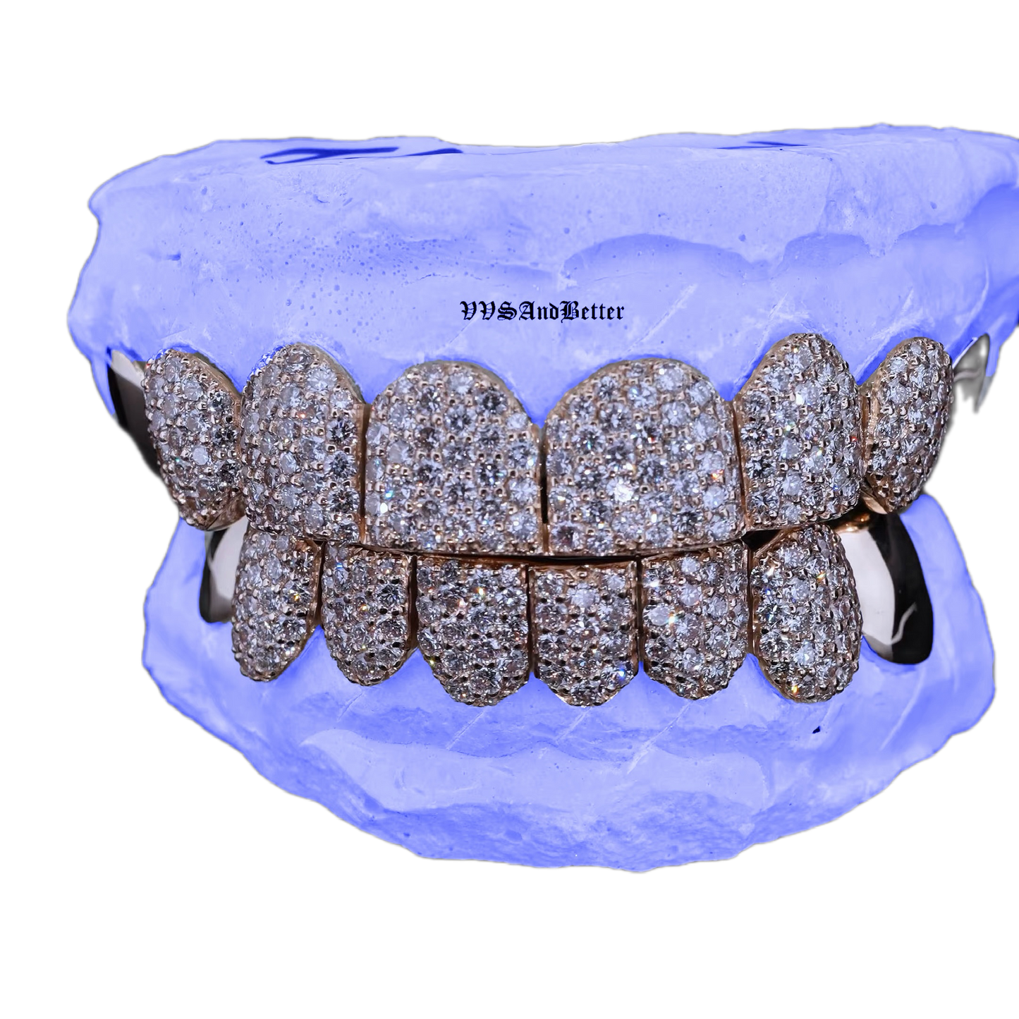 VVS LAB DIAMOND END CAP GRILLZ