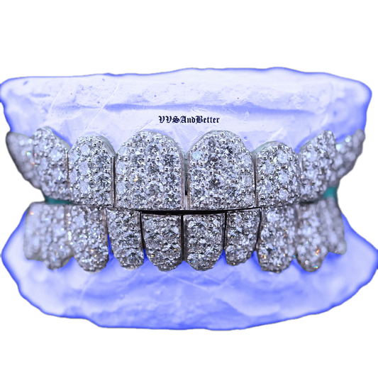 JUMBO (6 POINTER) LAB DIAMOND GRILLZ