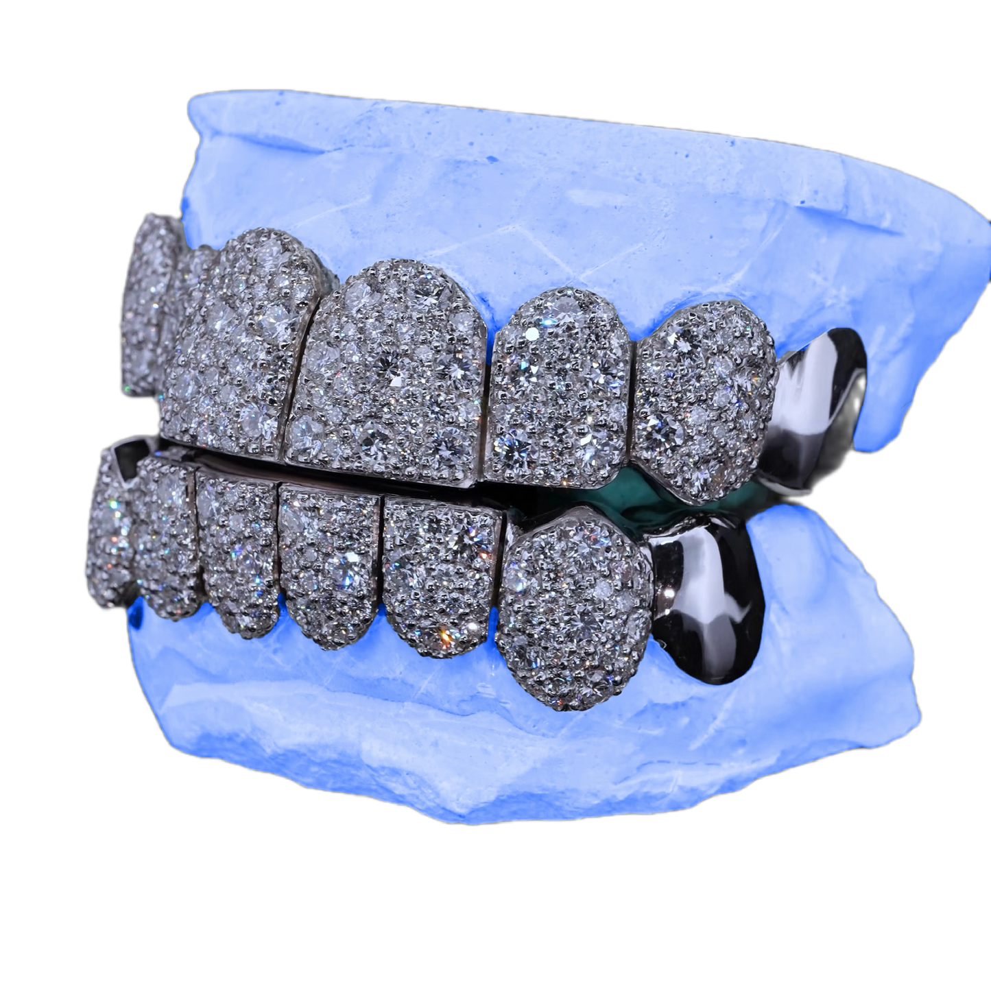 VVS LAB DIAMOND END CAP GALAXY SET GRILLZ (8 POINTER)