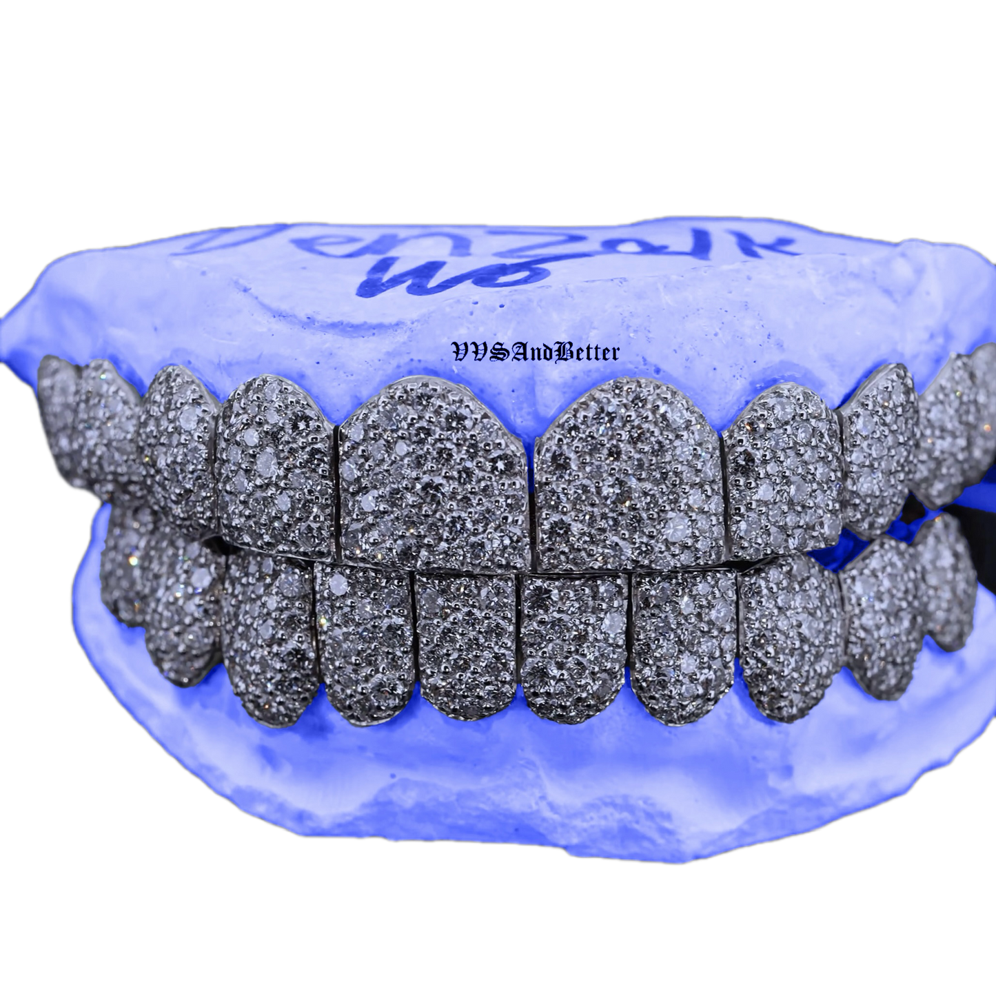 VVS LAB DIAMOND SMALL GALAXY GRILLZ (4 POINTER)