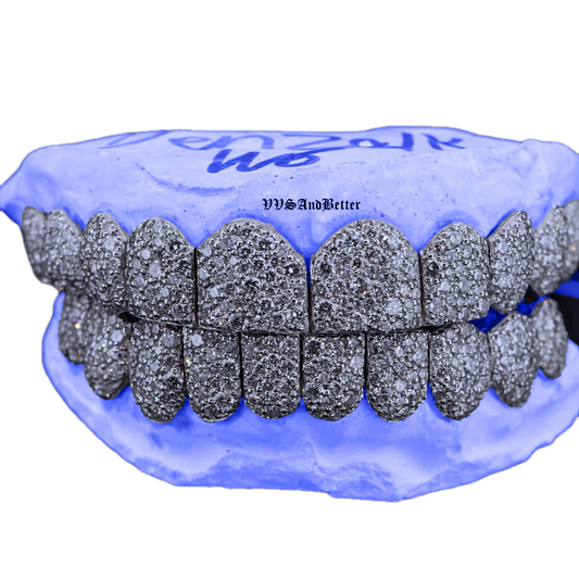 VVS LAB DIAMOND SMALL GALAXY GRILLZ (4 POINTER)