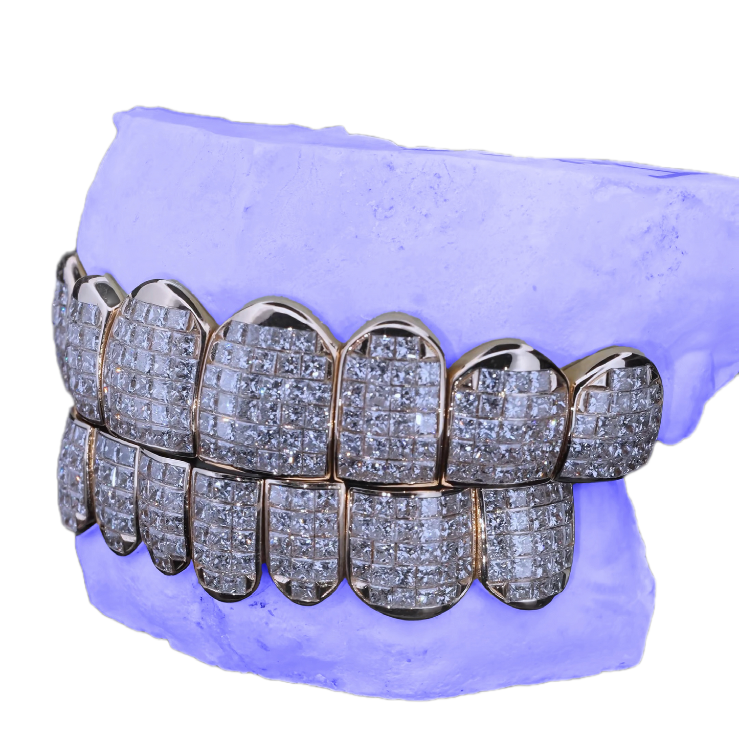 VVS INVISIBLE SET LAB DIAMOND GRILLZ