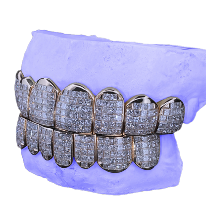 VVS INVISIBLE SET LAB DIAMOND GRILLZ