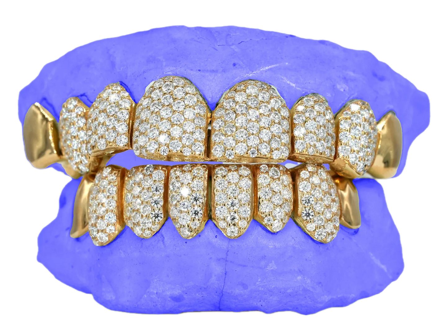 VVS MOISSANITE END CAP GRILLZ