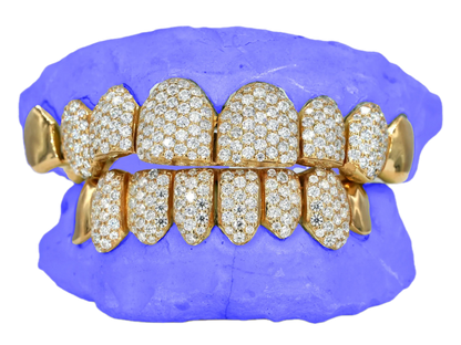 VVS MOISSANITE END CAP GRILLZ
