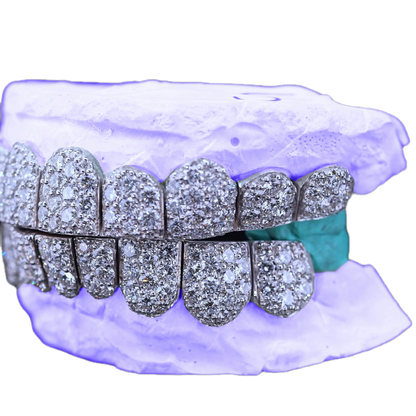 JUMBO (6 POINTER) LAB DIAMOND GRILLZ