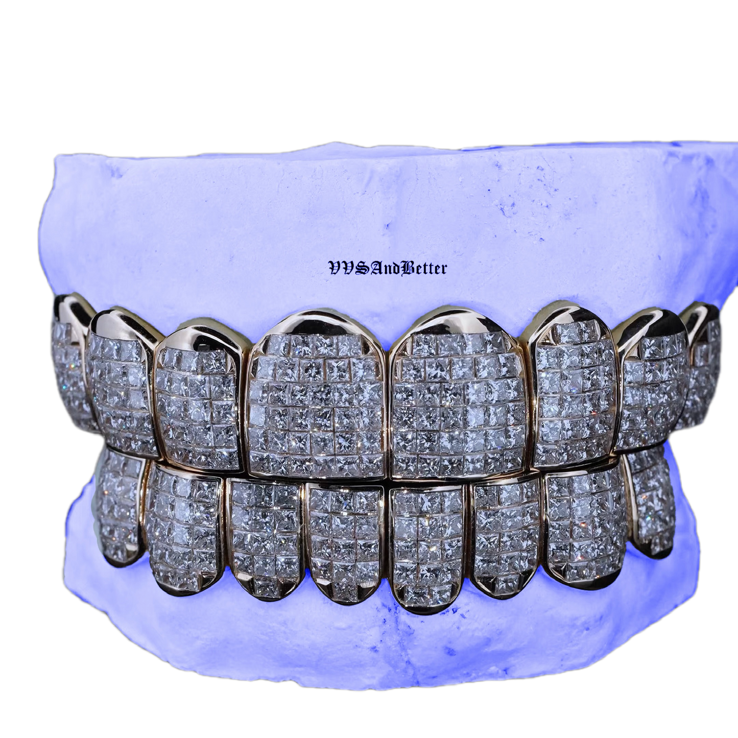 VVS INVISIBLE SET LAB DIAMOND GRILLZ