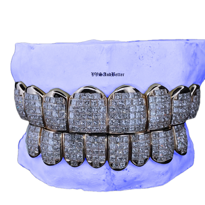 VVS INVISIBLE SET LAB DIAMOND GRILLZ