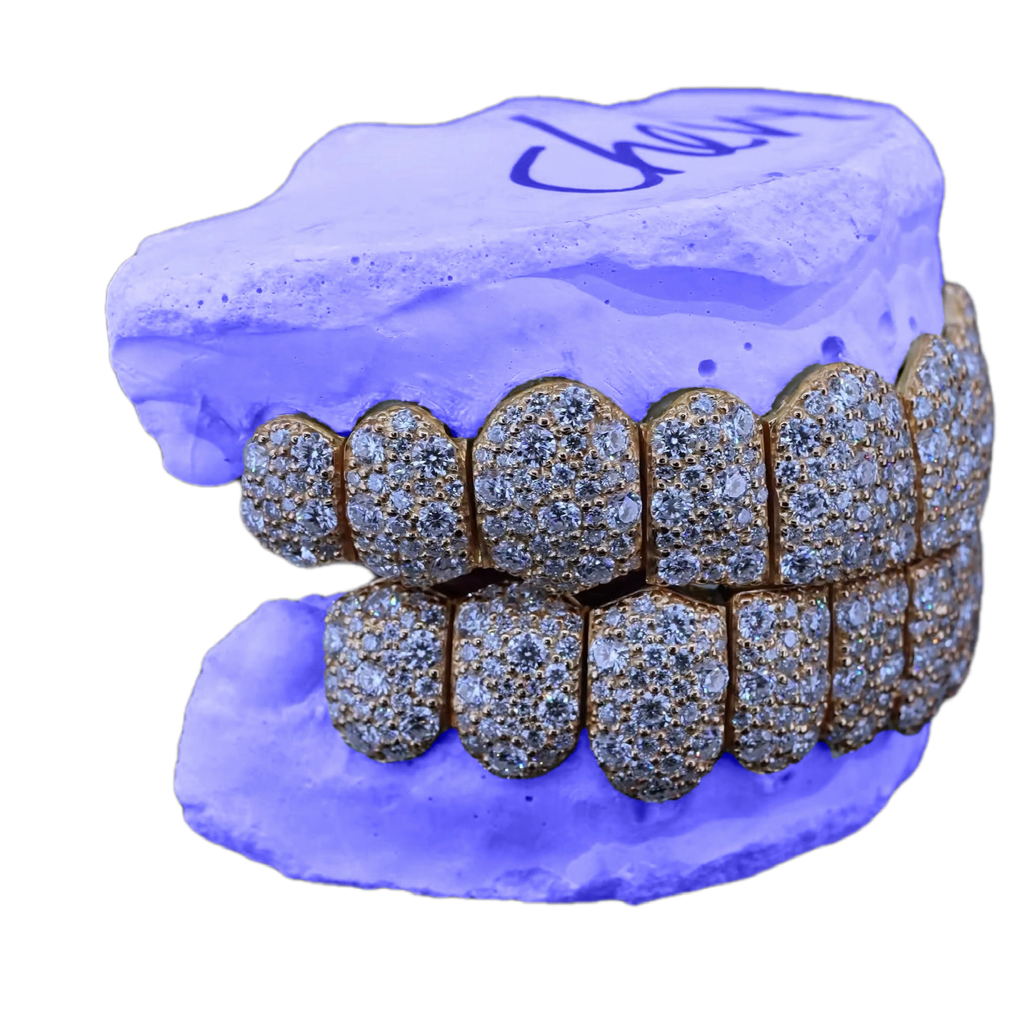 VVS MOISSANITE GALAXY SET GRILLZ (6 POINTER)
