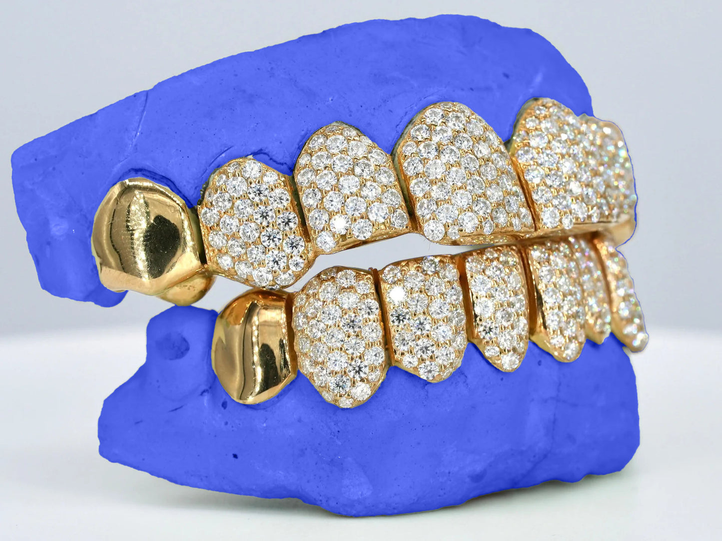 Moissanite End Cap Grillz