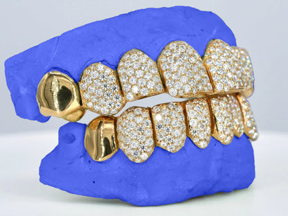 Moissanite End Cap Grillz