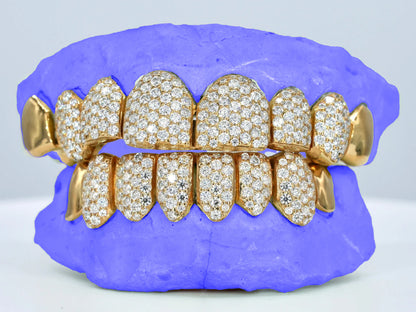 Moissanite End Cap Grillz