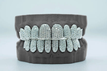 CUSTOM CVD VVS LAB DIAMOND GRILLZ (FOUR TEETH)