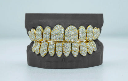 CUSTOM CVD VVS LAB DIAMOND GRILLZ (FOUR TEETH)