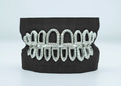 CUSTOM CVD VVS LAB DIAMOND GRILLZ (FOUR TEETH)